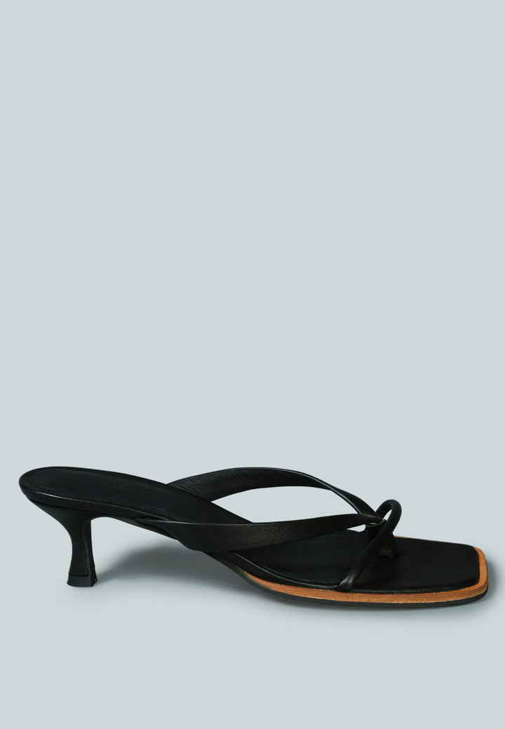 Winslet Heeled Thong Sandal-5