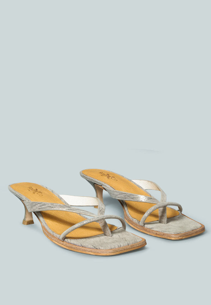 Winslet Heeled Thong Sandal-3