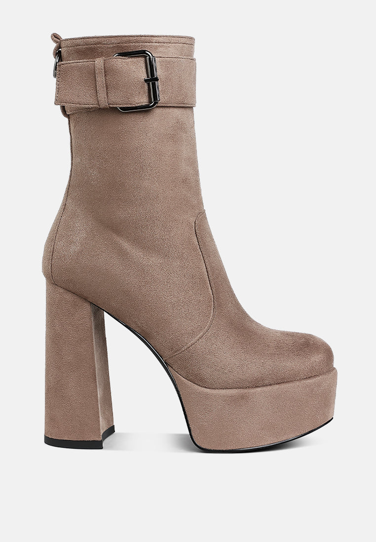 Wanderer Flared Block Heel Mid-Calf Boots-0