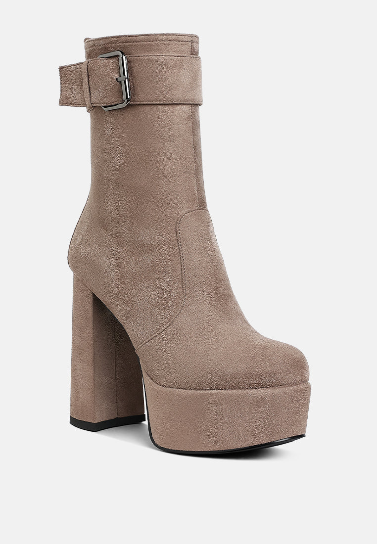 Wanderer Flared Block Heel Mid-Calf Boots-1