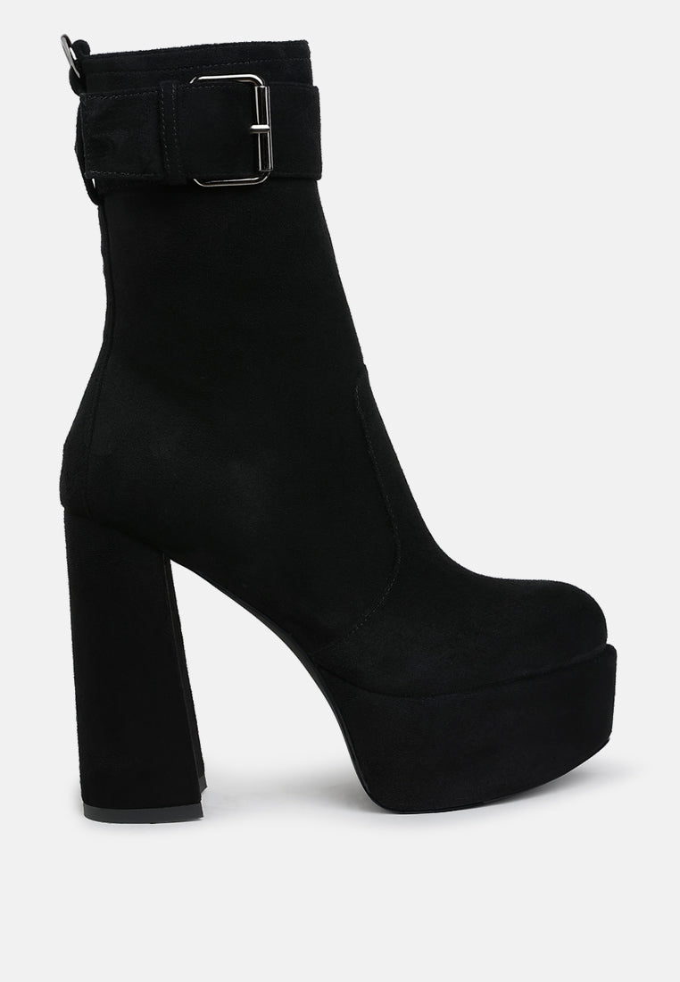 Wanderer Flared Block Heel Mid-Calf Boots-5