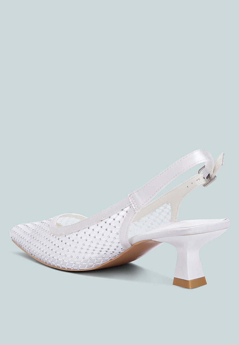 Siev Rhinestone Slingback Mules-2