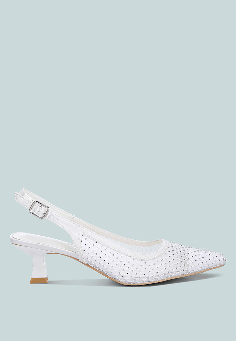 Siev Rhinestone Slingback Mules-0