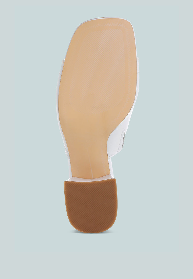 Wuling Slip-On Soft Leather Heels-4