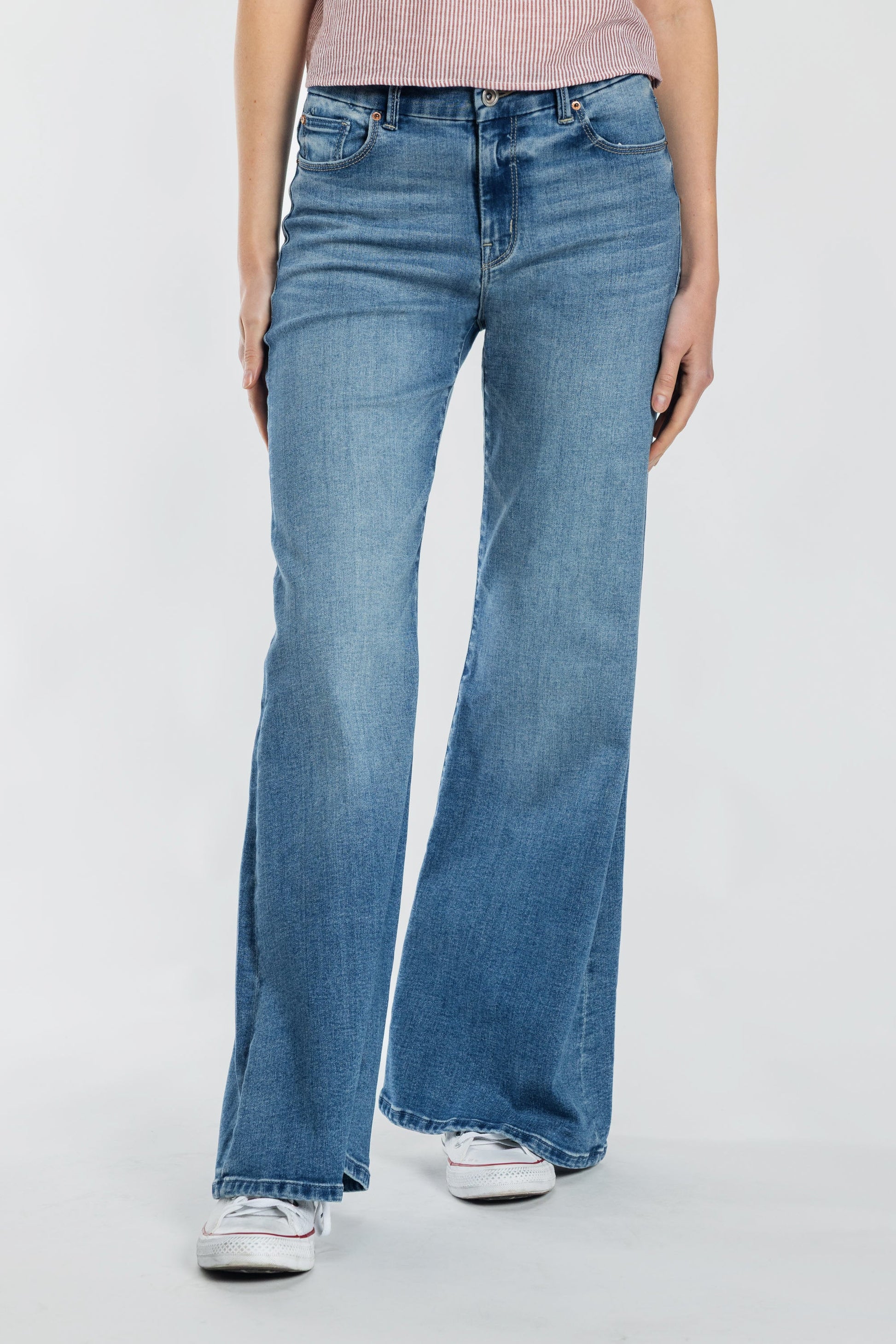 High Rise Super Wide Leg Jeans-1
