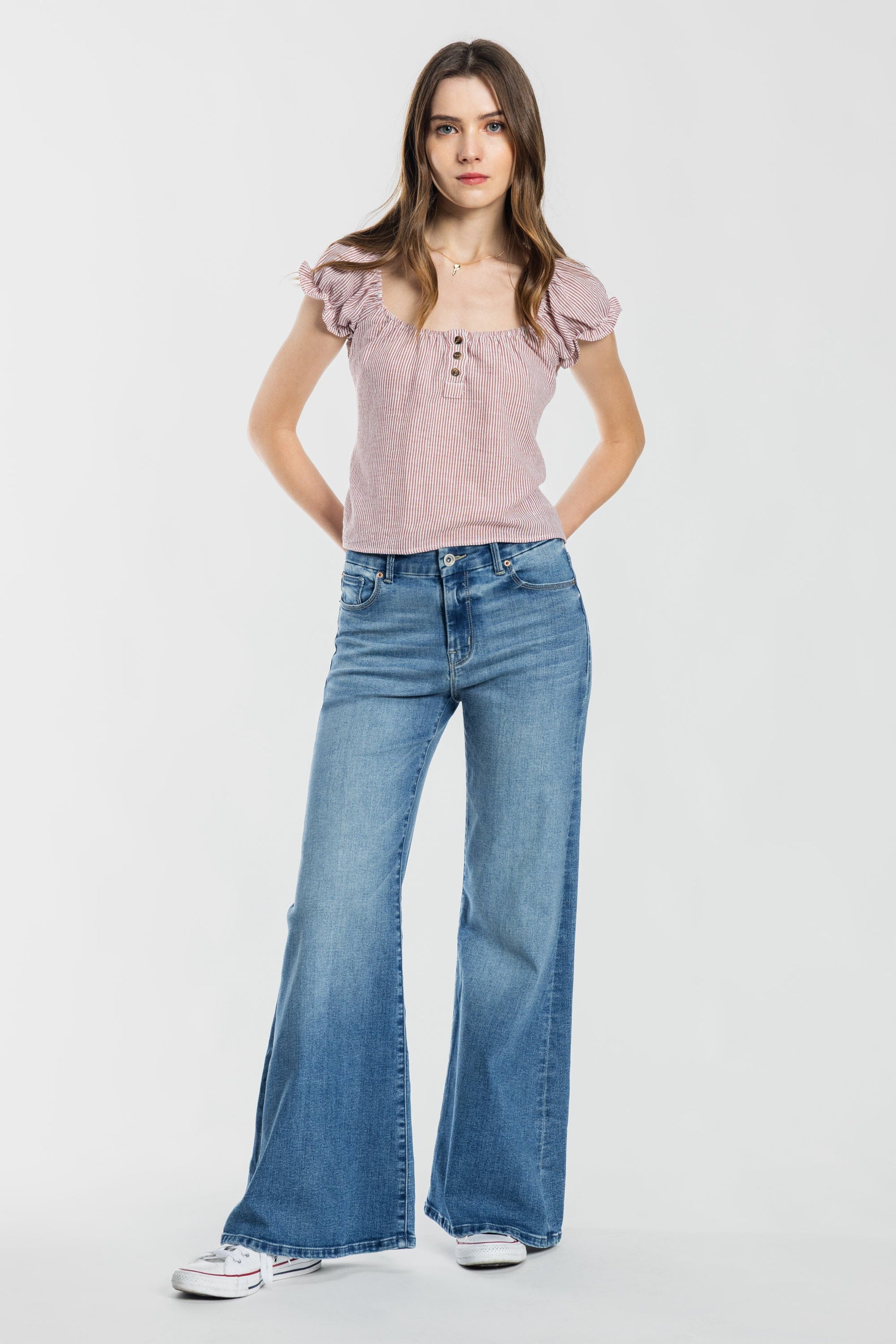 High Rise Super Wide Leg Jeans-0