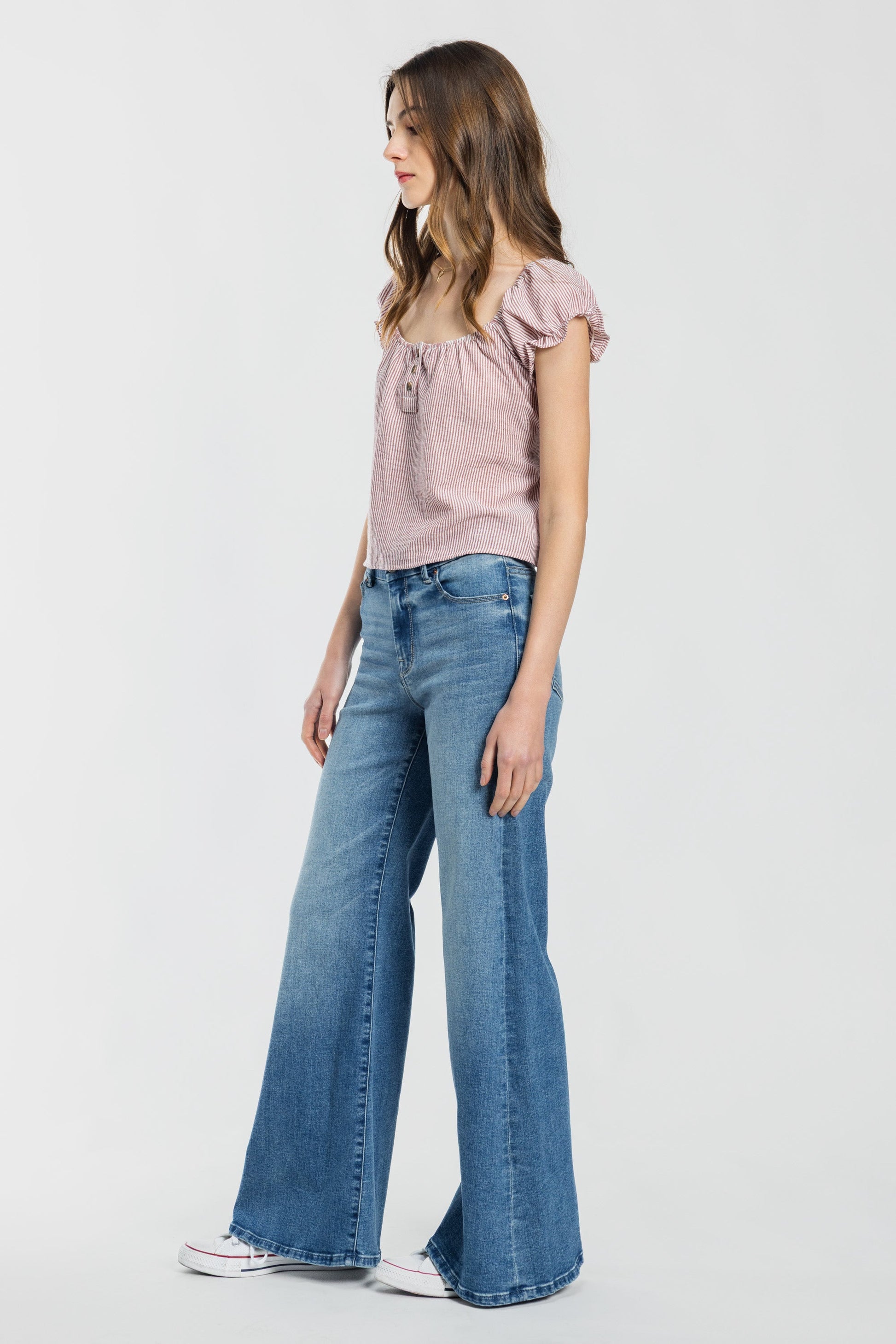 High Rise Super Wide Leg Jeans-2