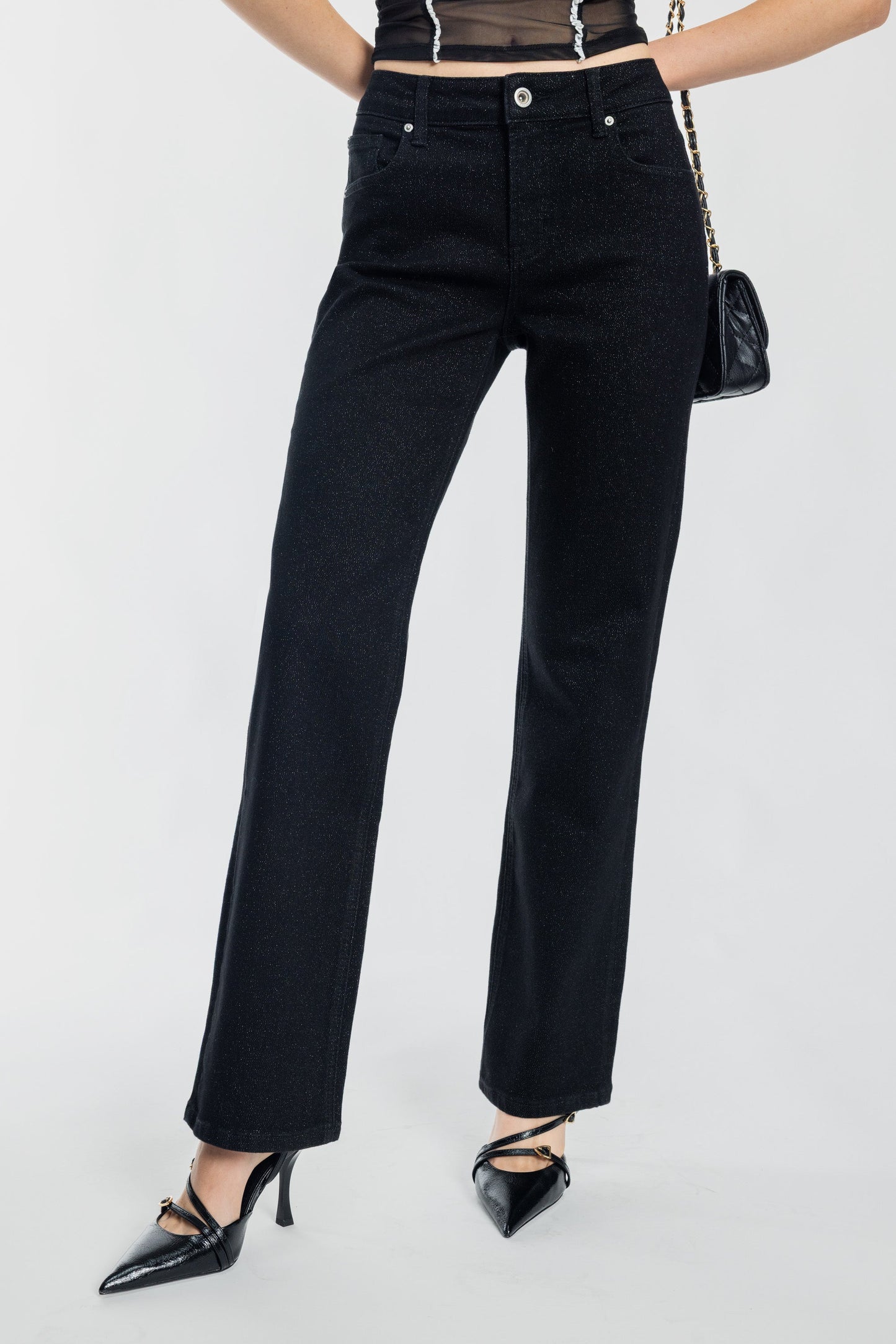 High Rise Relaxed Straight Jeans-3