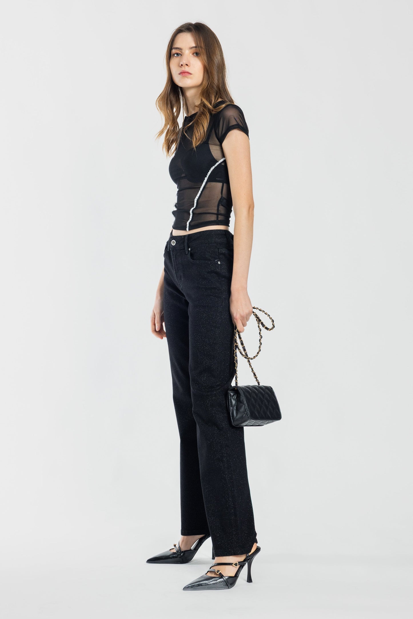 High Rise Relaxed Straight Jeans-4