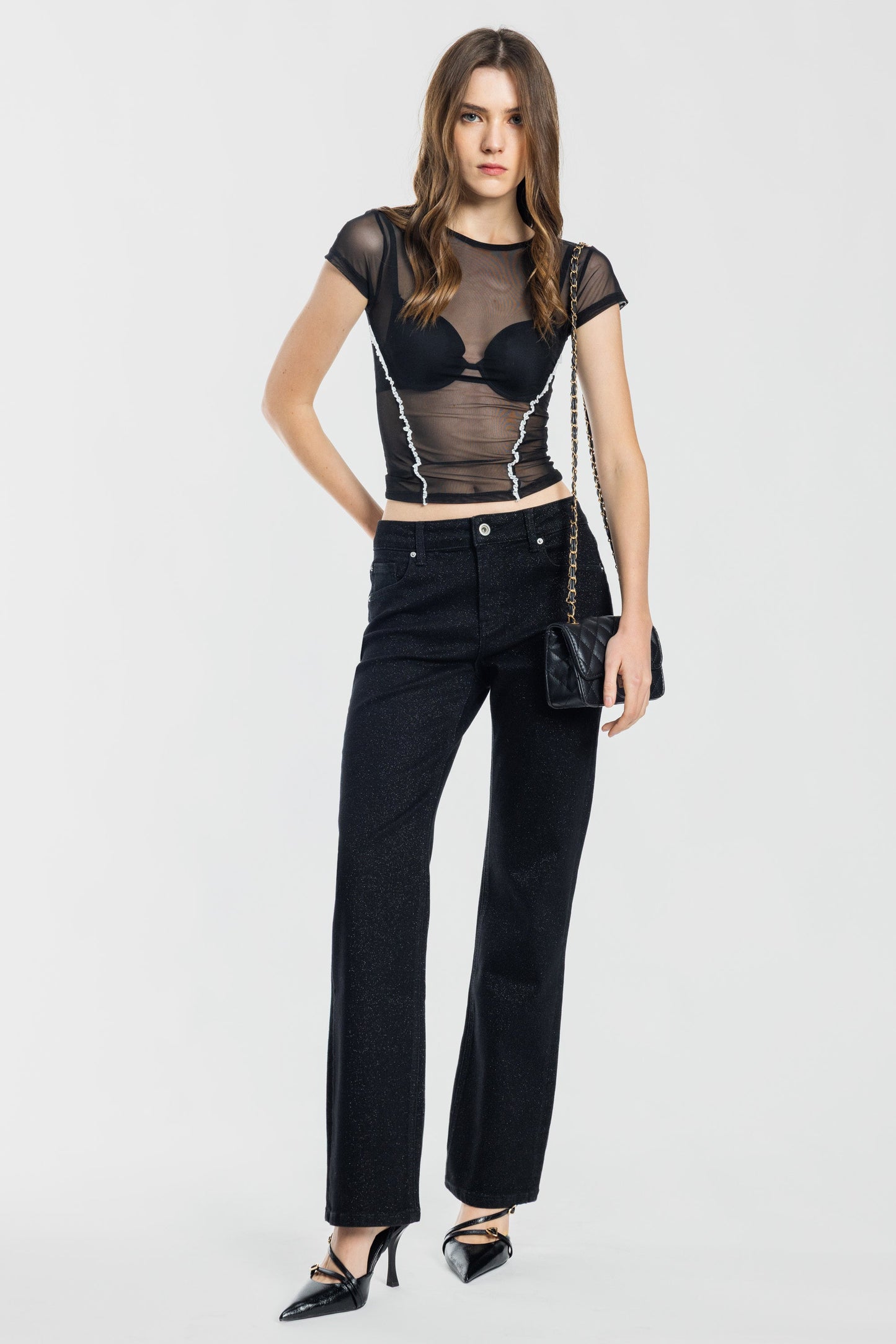 High Rise Relaxed Straight Jeans-0