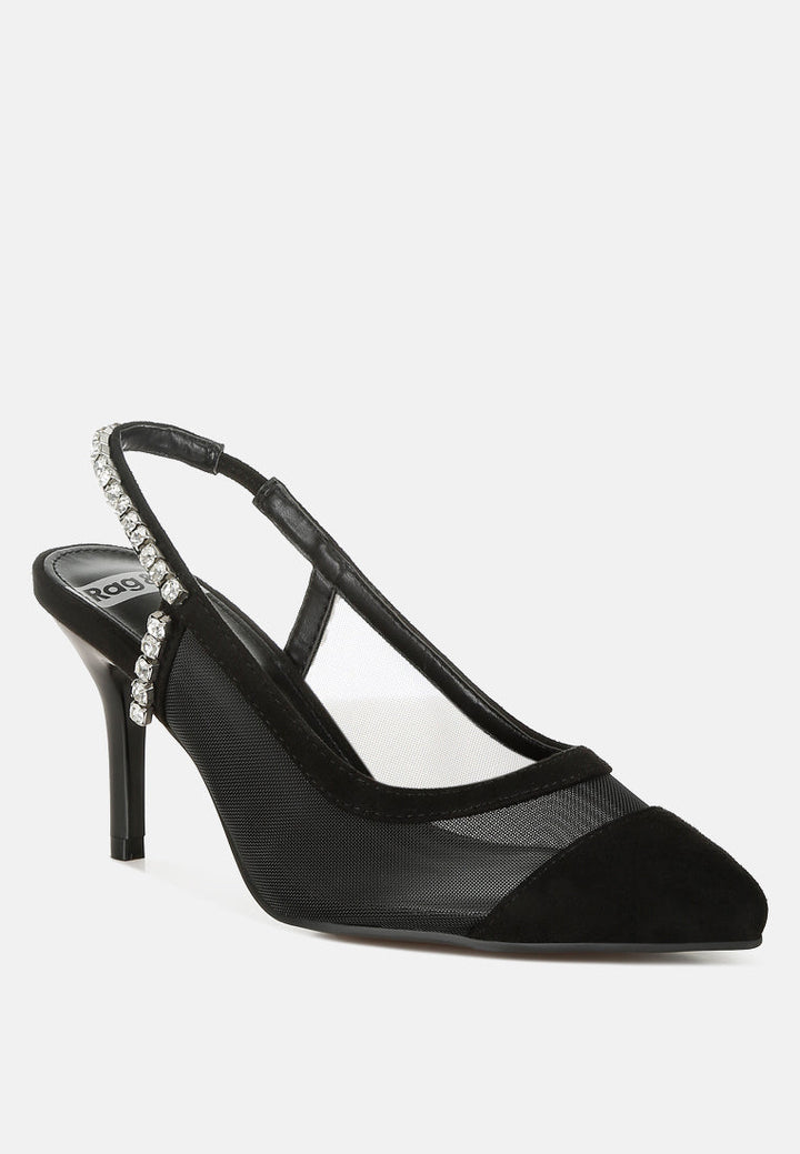 Yaga Stiletto Heel Slingback Sandals-3
