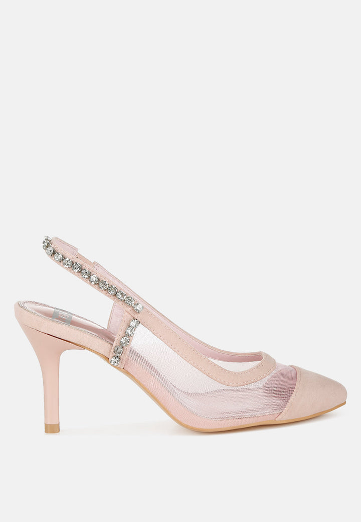 Yaga Stiletto Heel Slingback Sandals-5