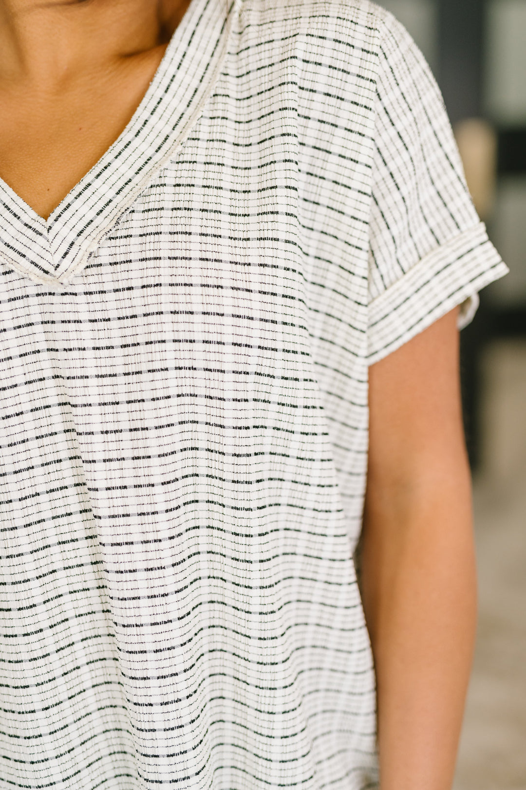You Just Get It V-Neck Top