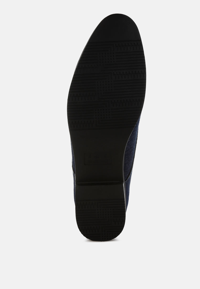 Zapier Men's Denim Oxford Shoes-4
