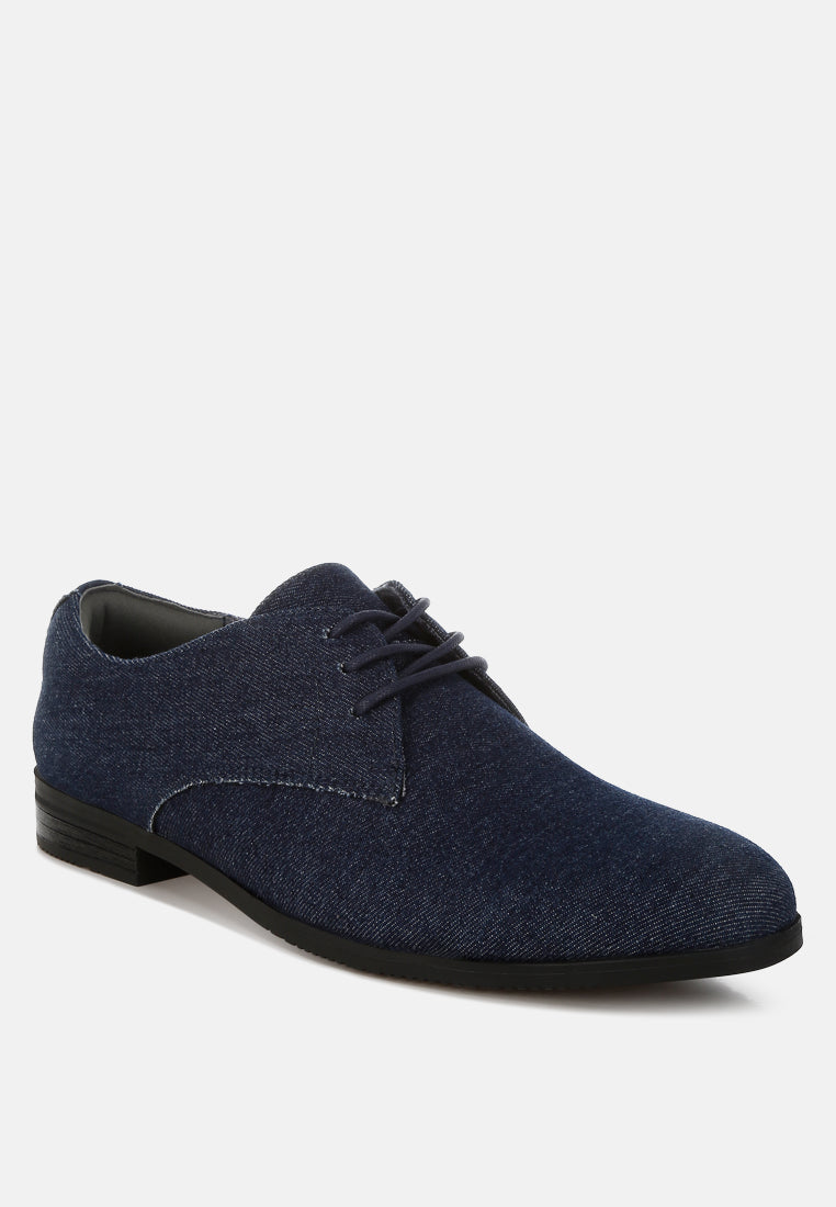 Zapier Men's Denim Oxford Shoes-1