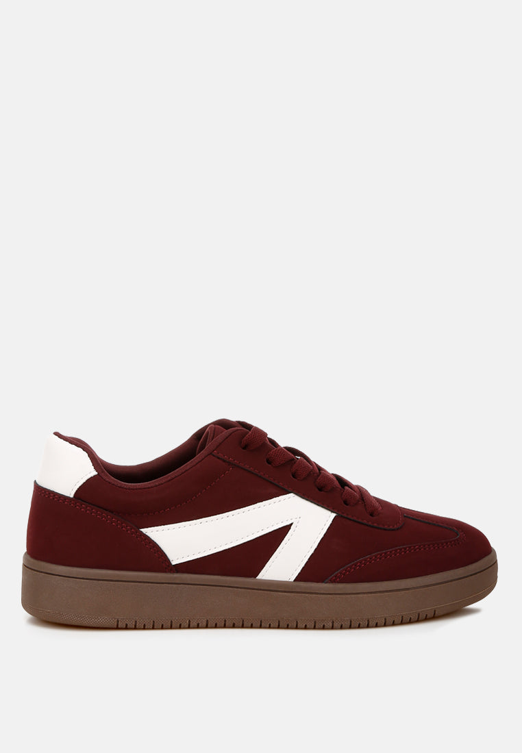 Zoomer Contrasting Patchwork Chunky Sneakers-0