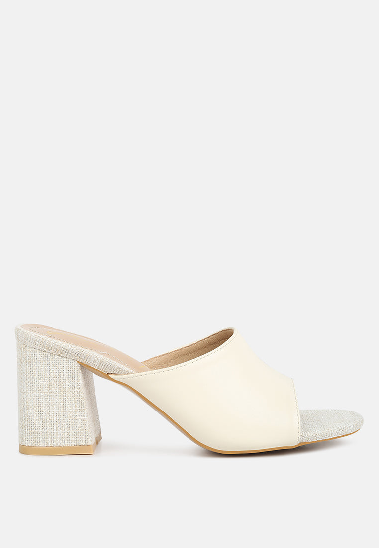 Addie Block Heel Slip On Sandals-0