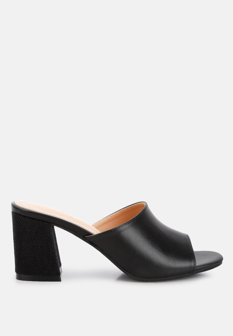Addie Block Heel Slip On Sandals-6