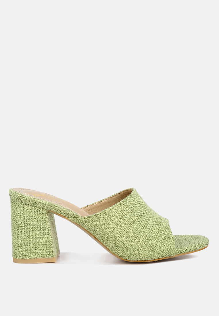 Addie Block Heel Slip On Sandals-5
