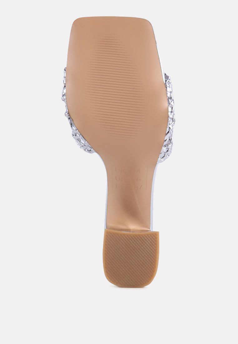 Adorbs Braided Straps Slip On Sandals-4