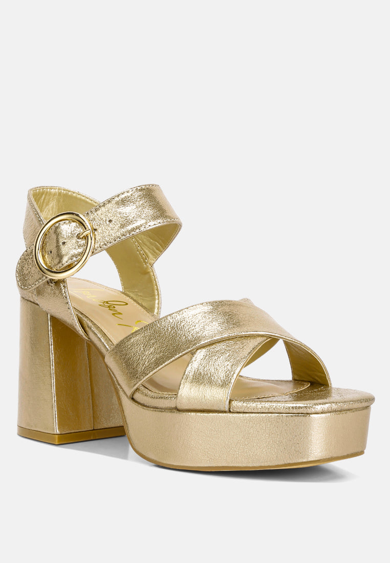 Adore Strappy Block Heel Sandals-1