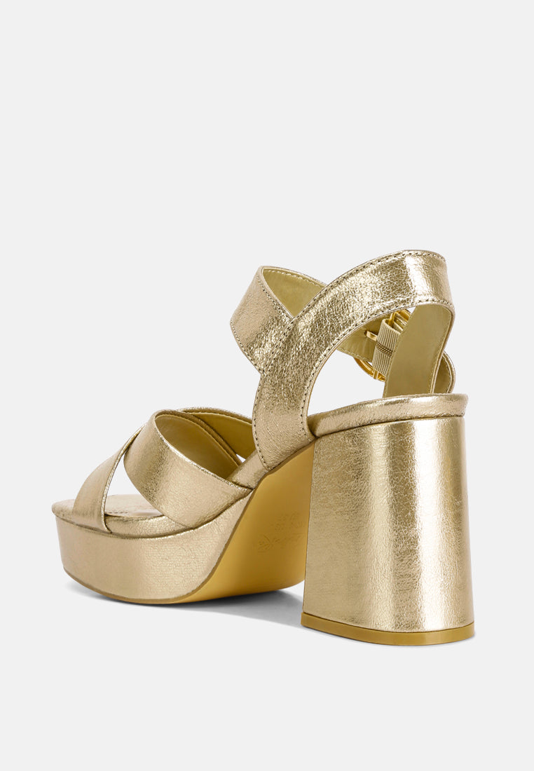 Adore Strappy Block Heel Sandals-2