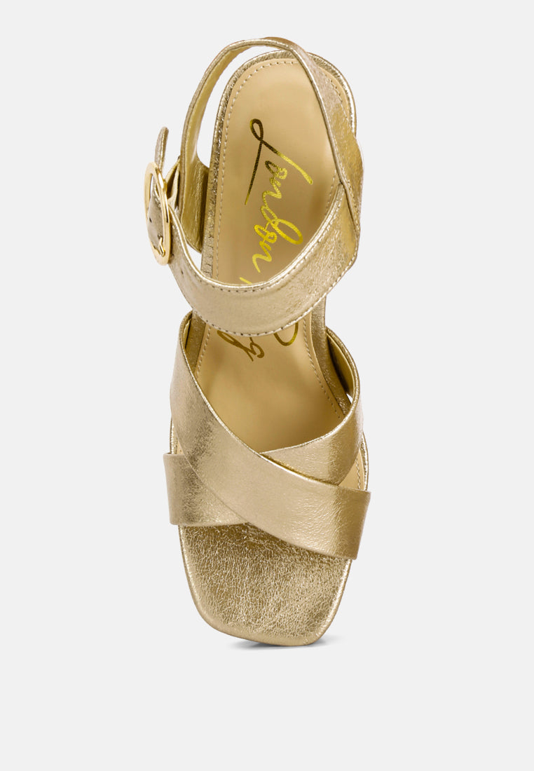 Adore Strappy Block Heel Sandals-3