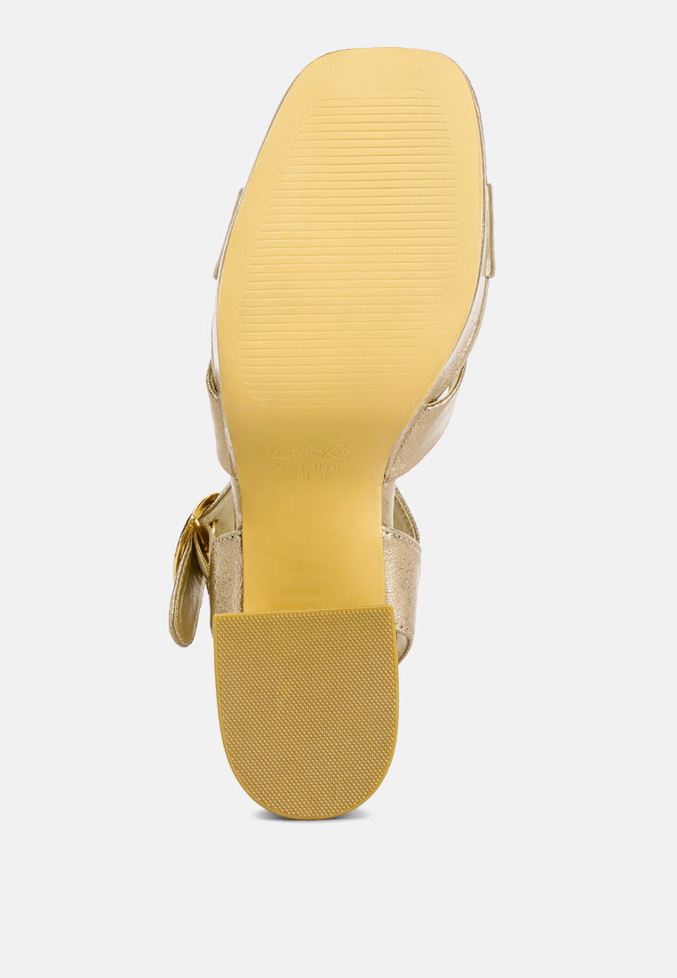 Adore Strappy Block Heel Sandals-4