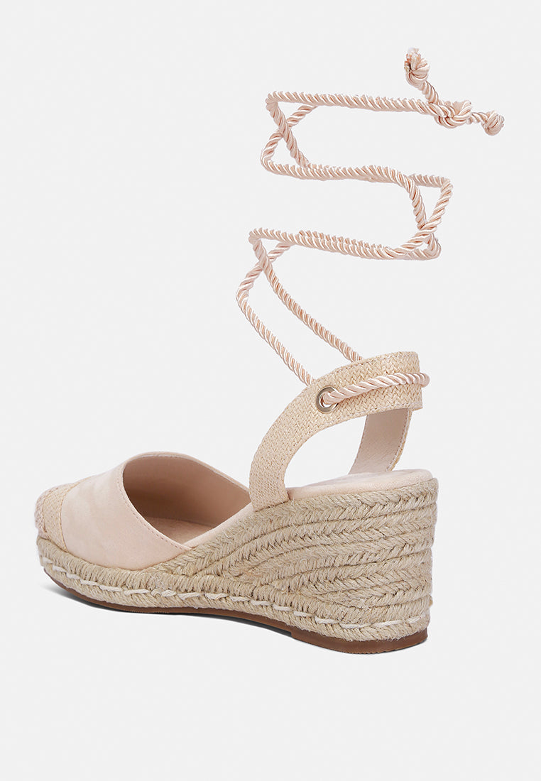 Aiden Lace-Up Crochet Espadrilles-2