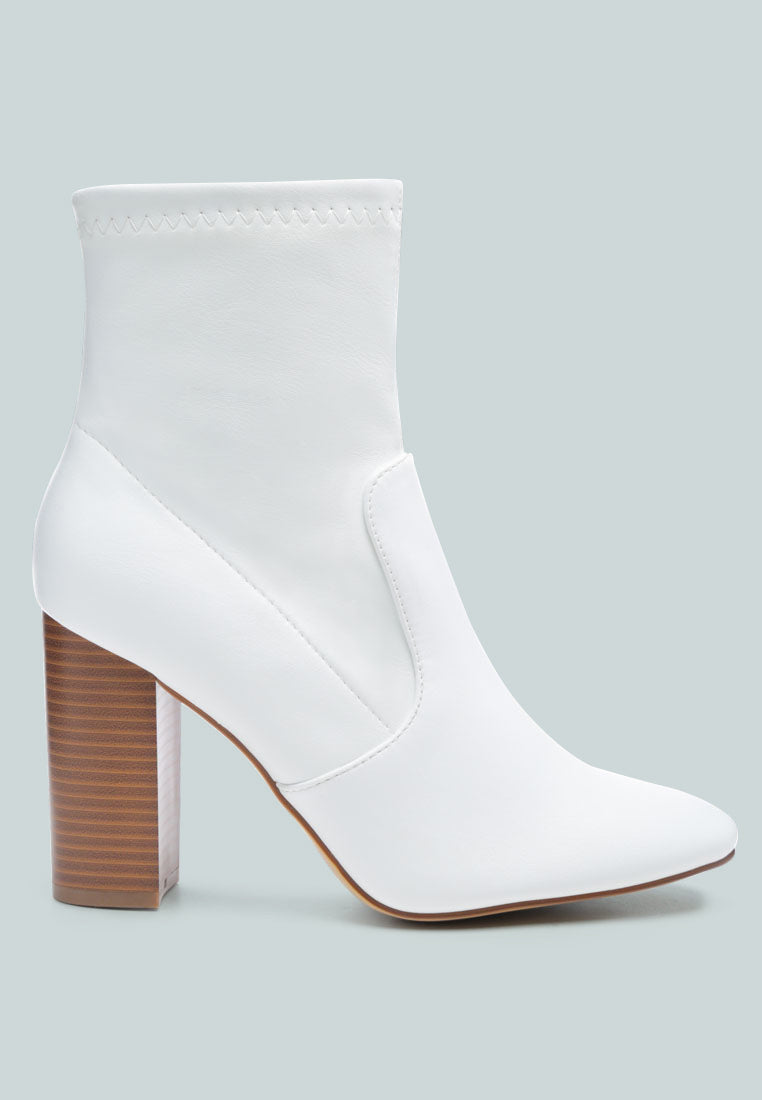 Anastasia Block Heeled Ankle Boots-0