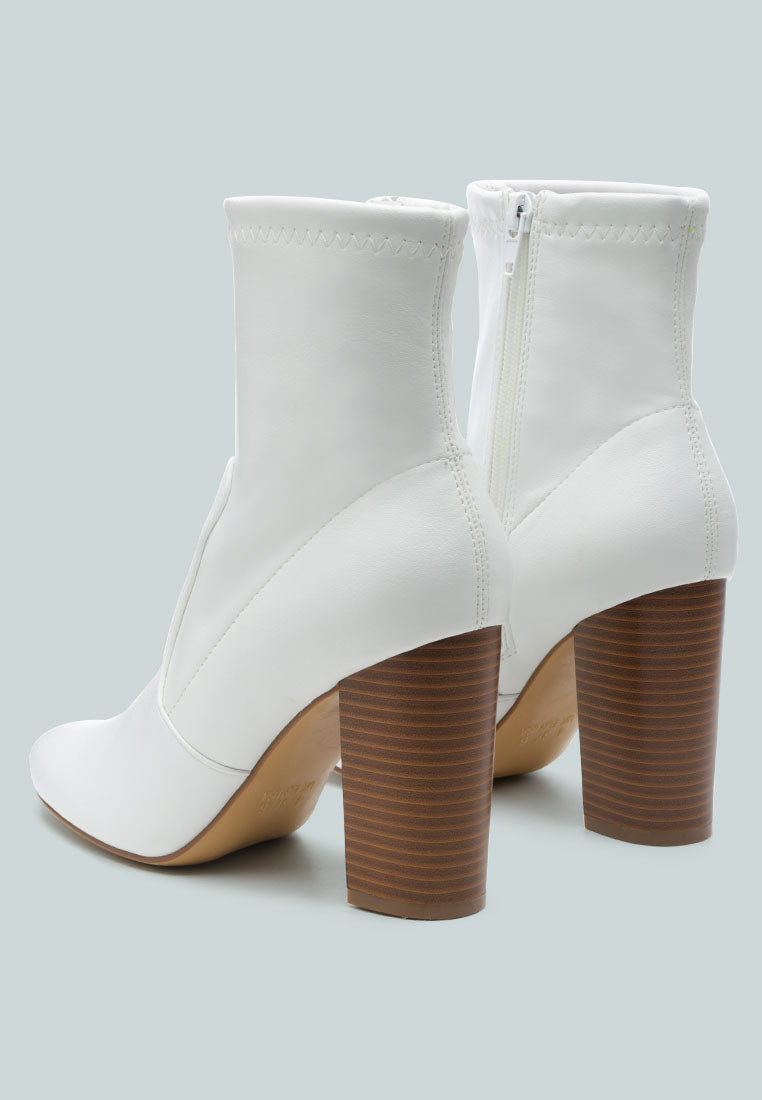Anastasia Block Heeled Ankle Boots-2