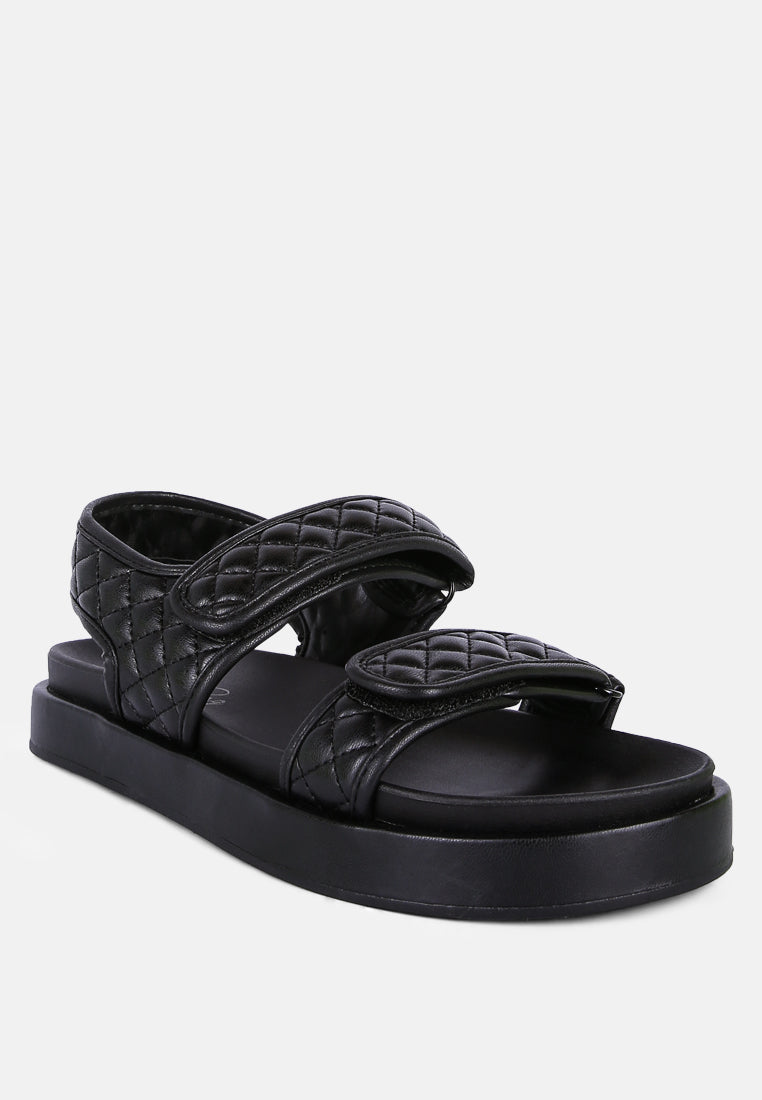 Anvil Quilted Platform Sandals-1