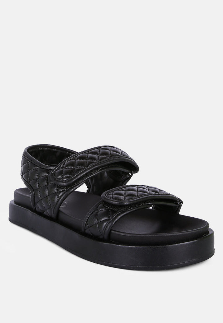 Anvil Quilted Platform Sandals-1