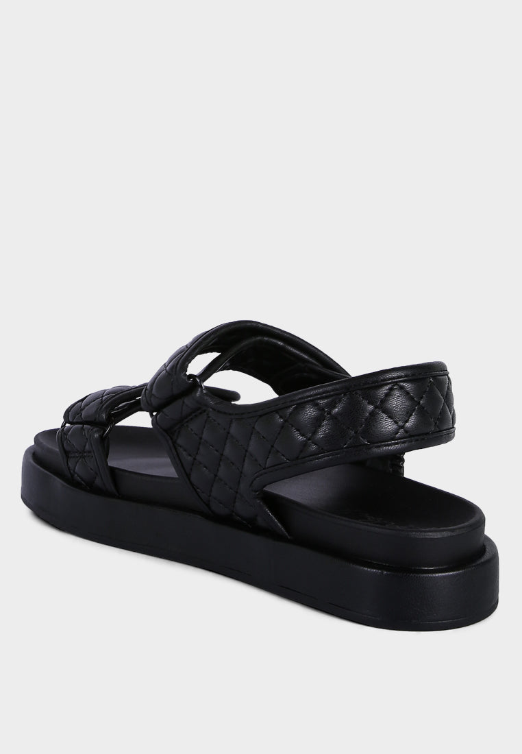 Anvil Quilted Platform Sandals-2