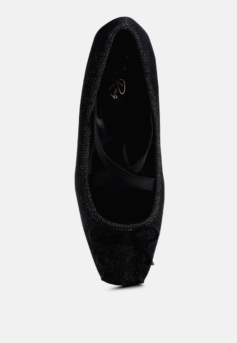 Arimer Criss Cross Strap Ballet Flats-3
