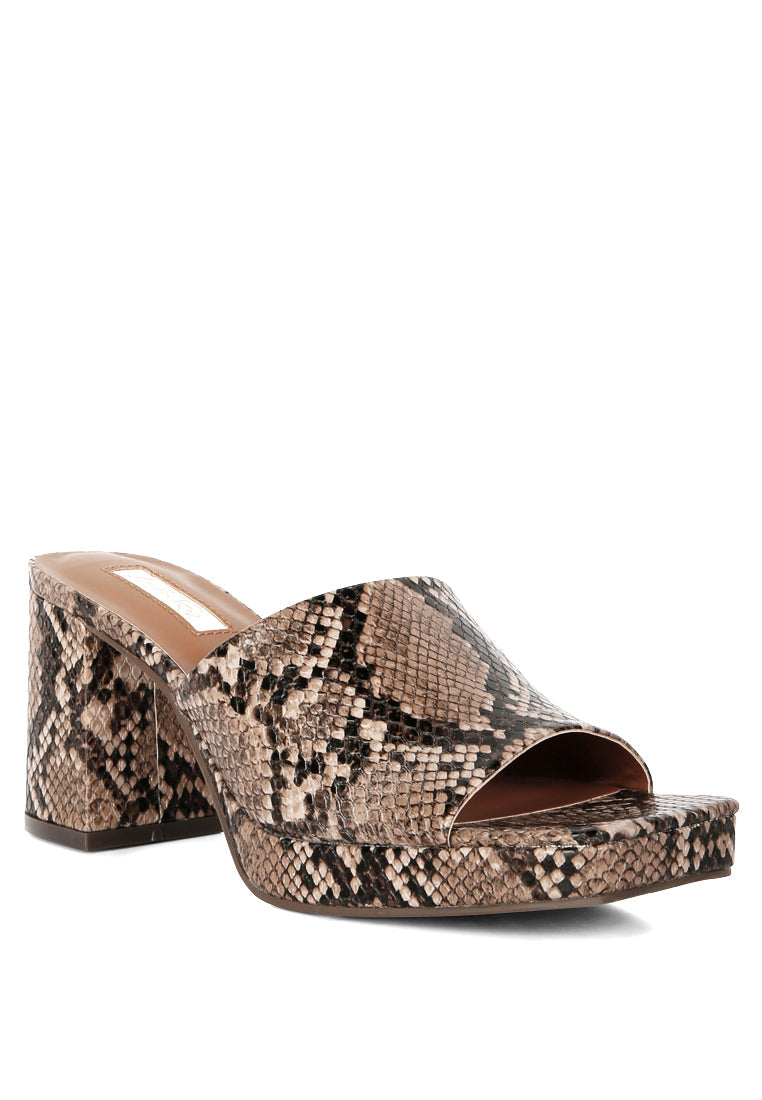 Artemisa Block Heel Slip On Sandals-1