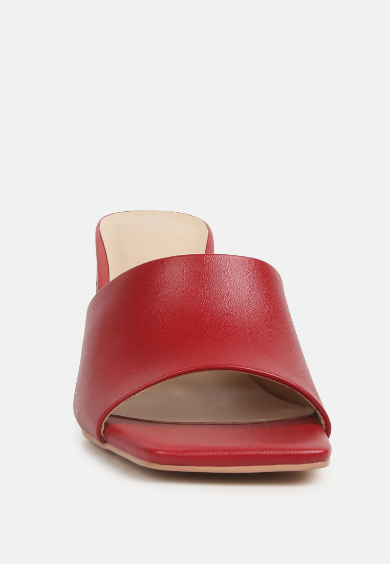 Audriana Textured Block Heel Sandals-1