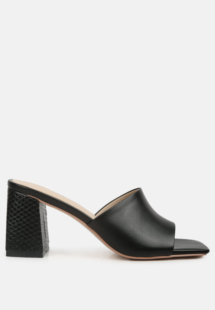 Audriana Textured Block Heel Sandals-0