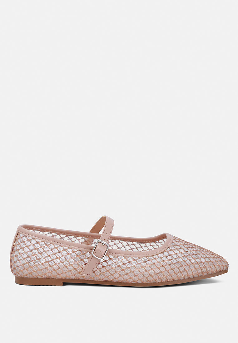 Averona Mesh Mary Jane Flats-5