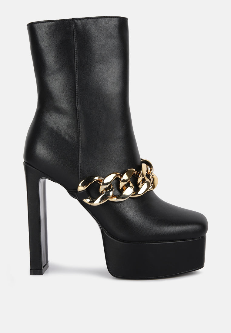 Bambini High Platform Ankle Boots-6