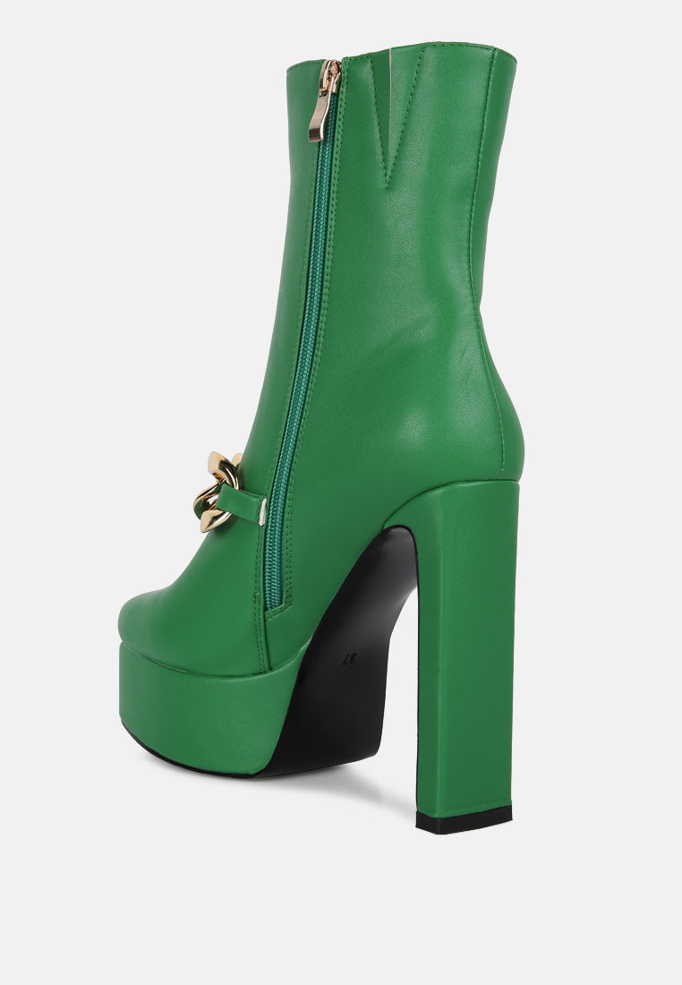 Bambini High Platform Ankle Boots-3