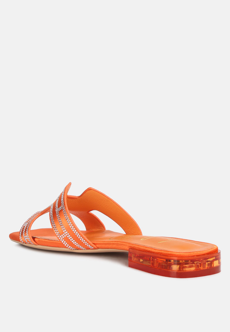 Big Money Low Stack Heel Embellished Sandals-2