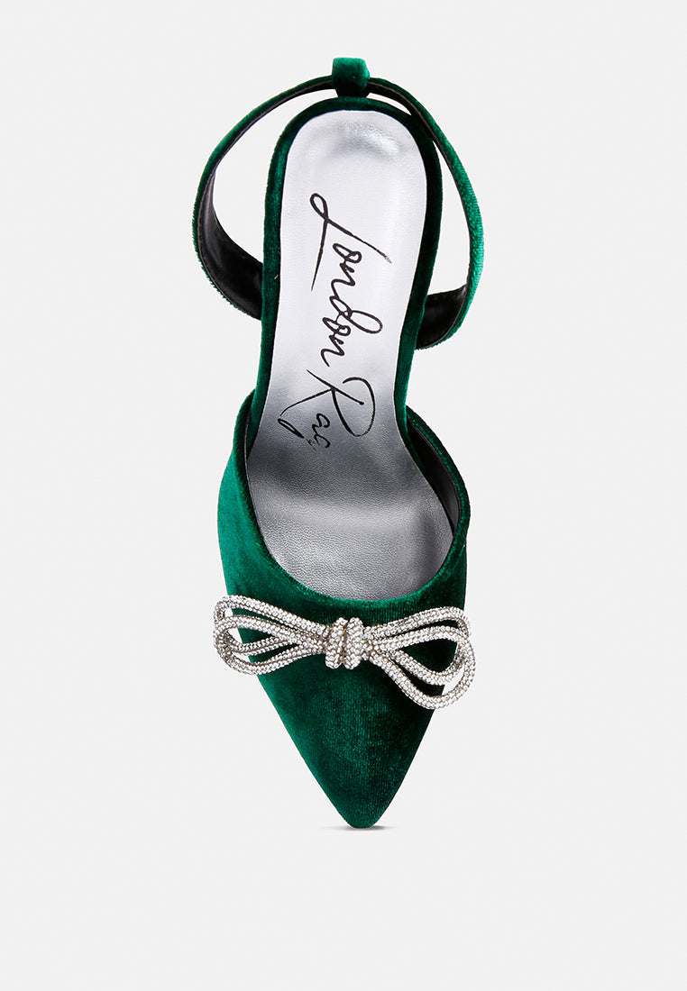 Big Treat Rhinestone Embellished Lace Up Sandals-4