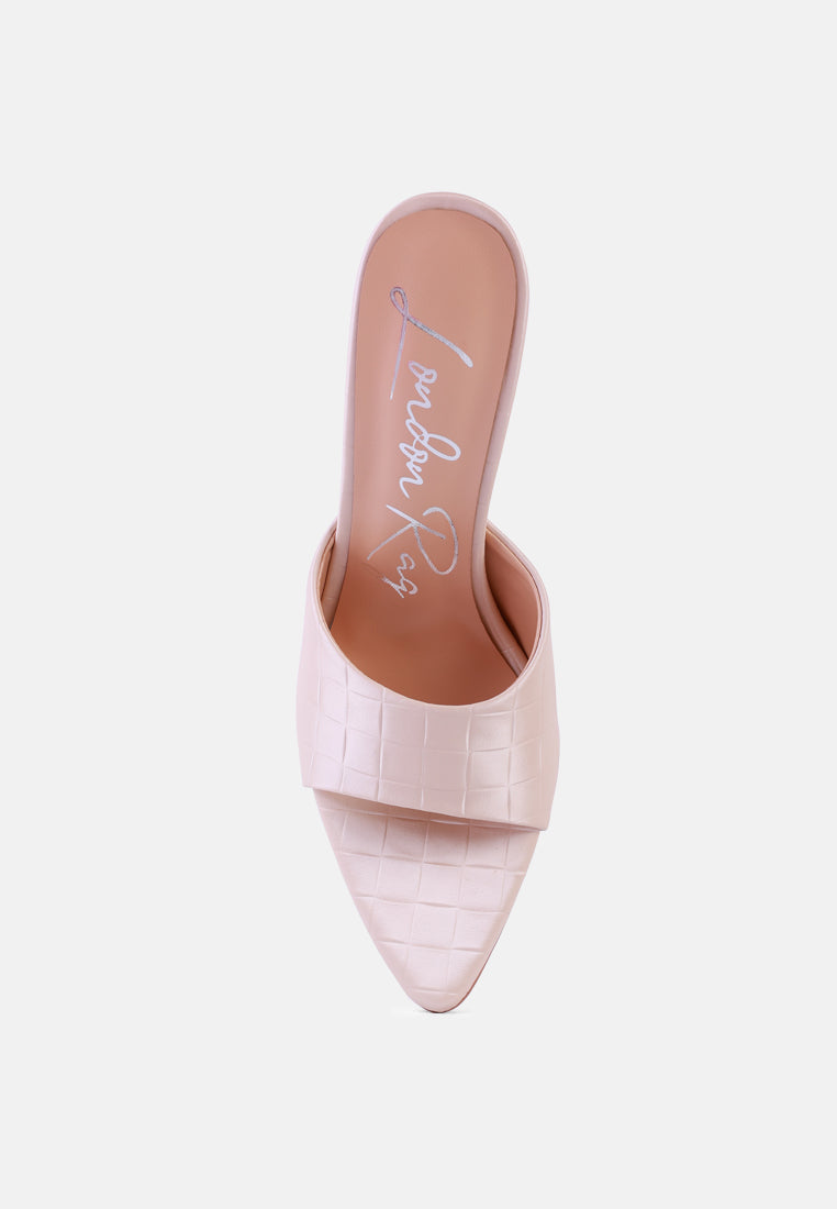Bottoms Up Strappy Slip On Stiletto Heels-3