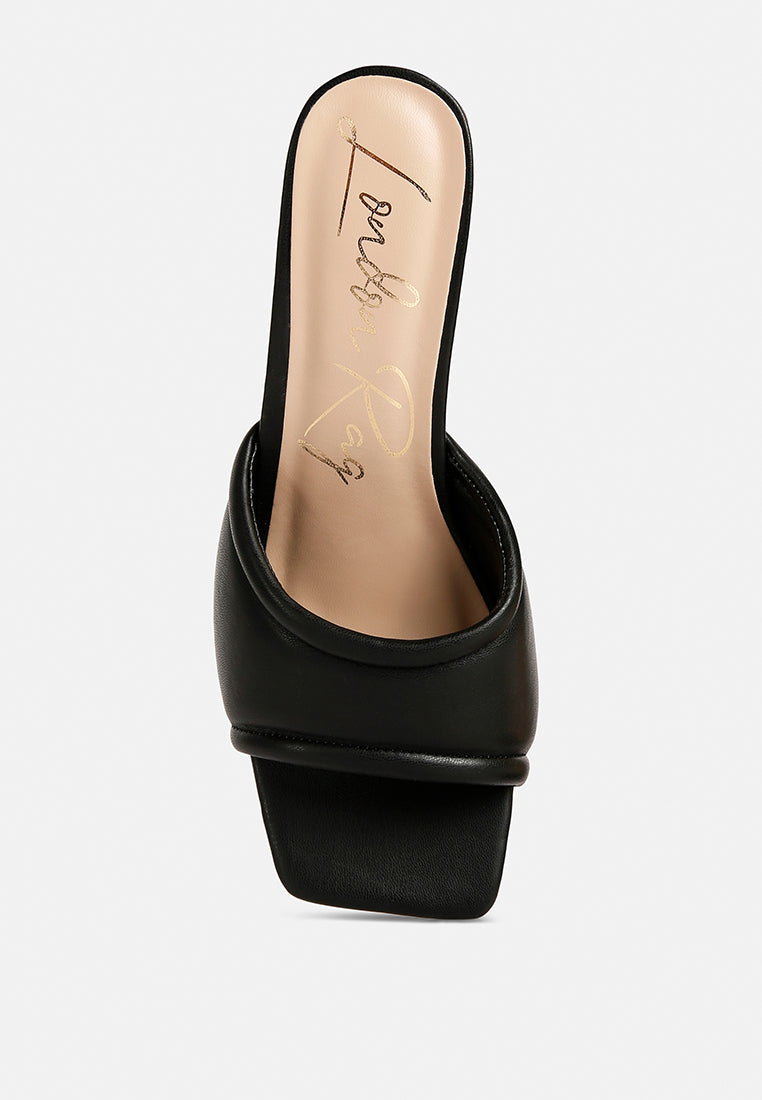 Celine Quilted Italian Block Heel Sandals-3