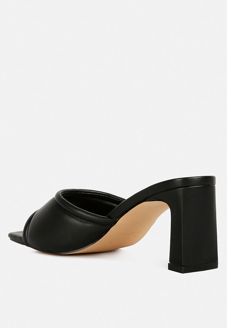 Celine Quilted Italian Block Heel Sandals-2