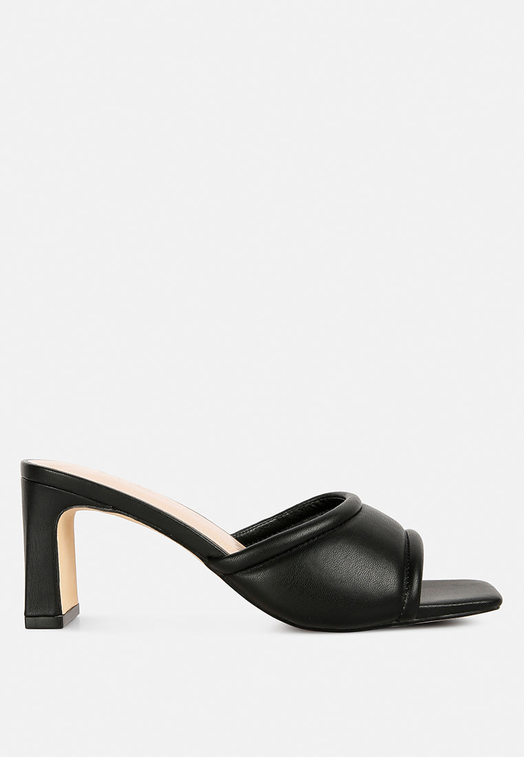 Celine Quilted Italian Block Heel Sandals-0