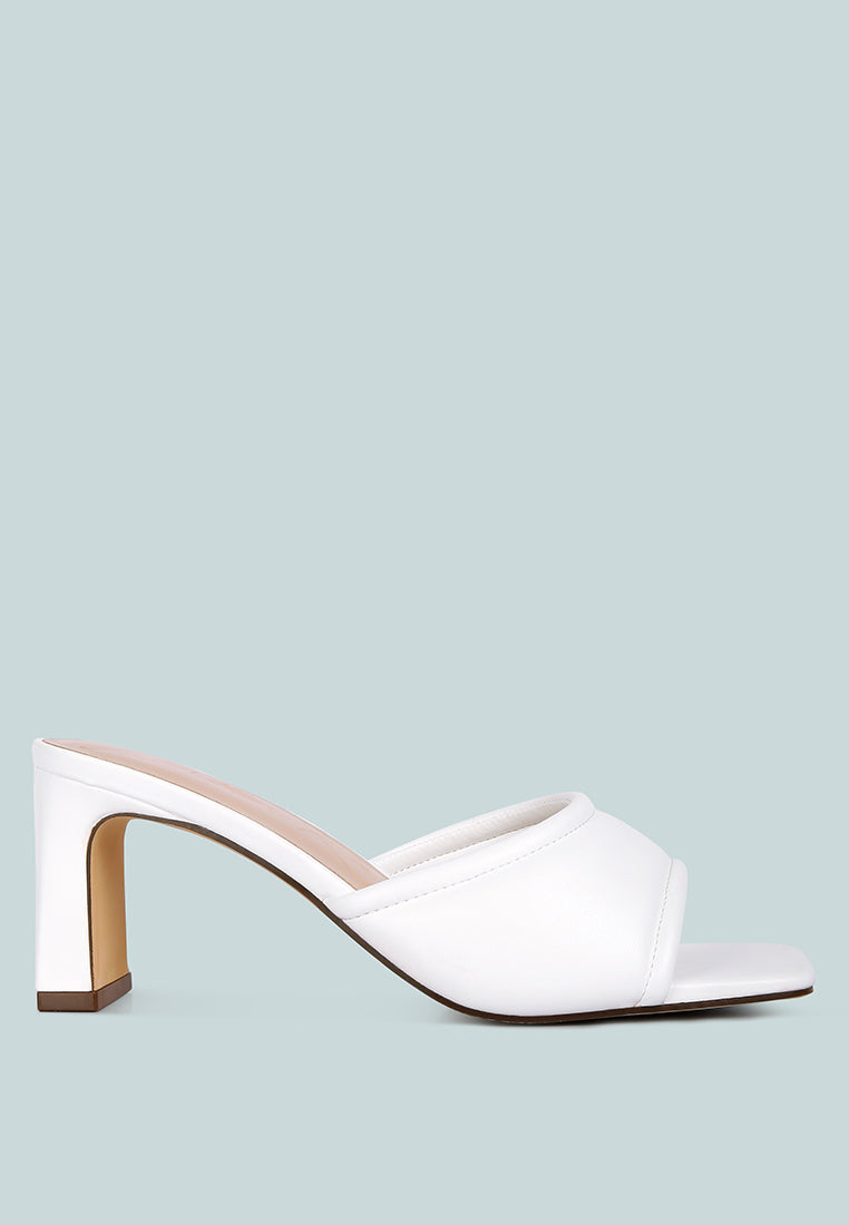 Celine Quilted Italian Block Heel Sandals-5