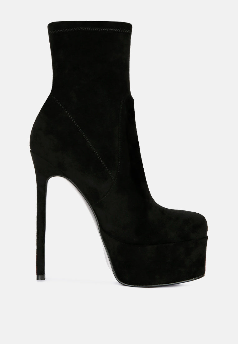 Clubbing High Heele Platform Ankle Boots-5