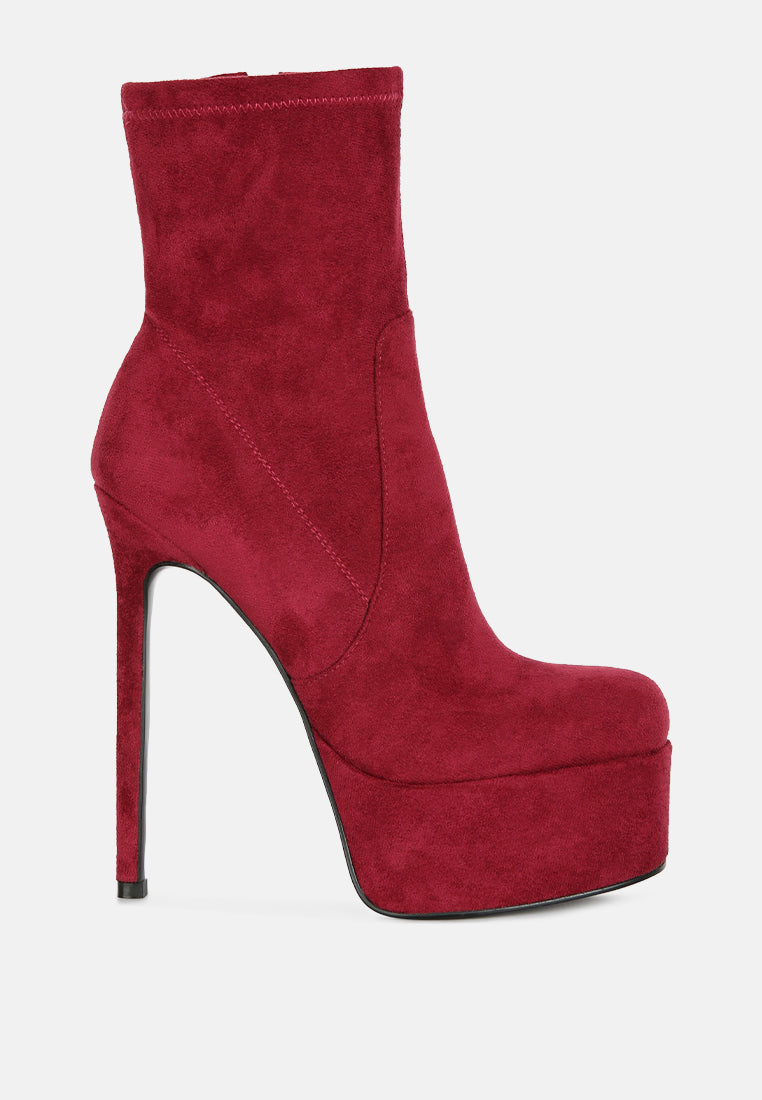 Clubbing High Heele Platform Ankle Boots-0